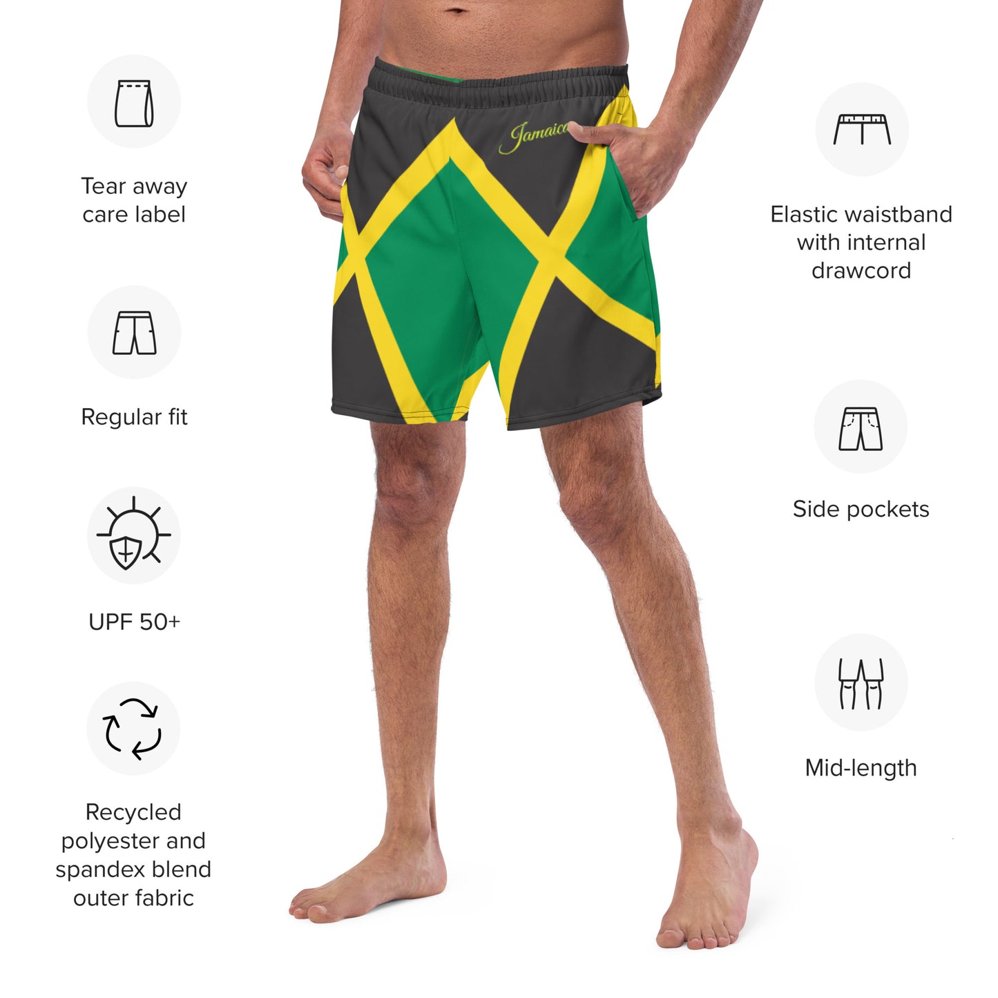 Jamaica Men's Swim Trunks