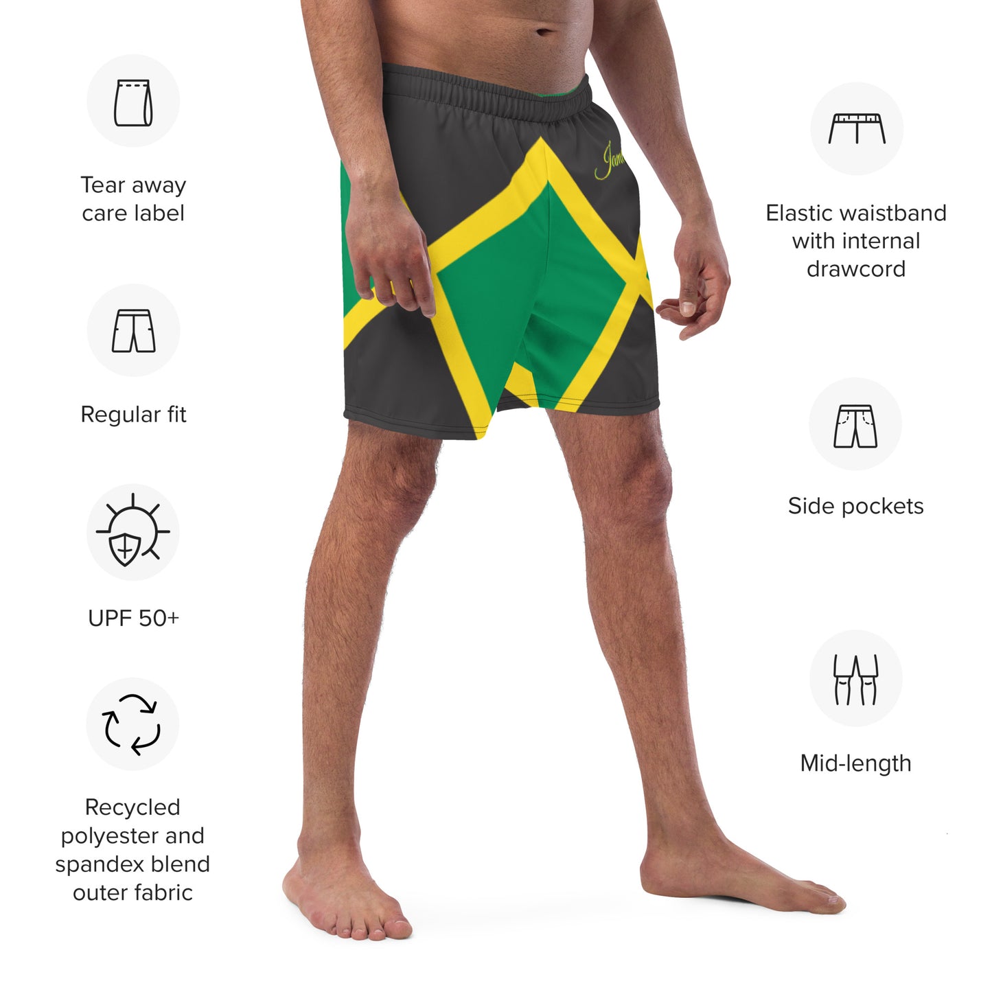 Jamaica Men's Swim Trunks