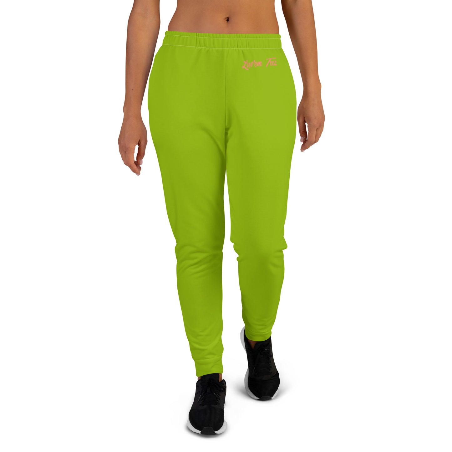 Luv'em Salmon Pink and Apple Green Women's Joggers