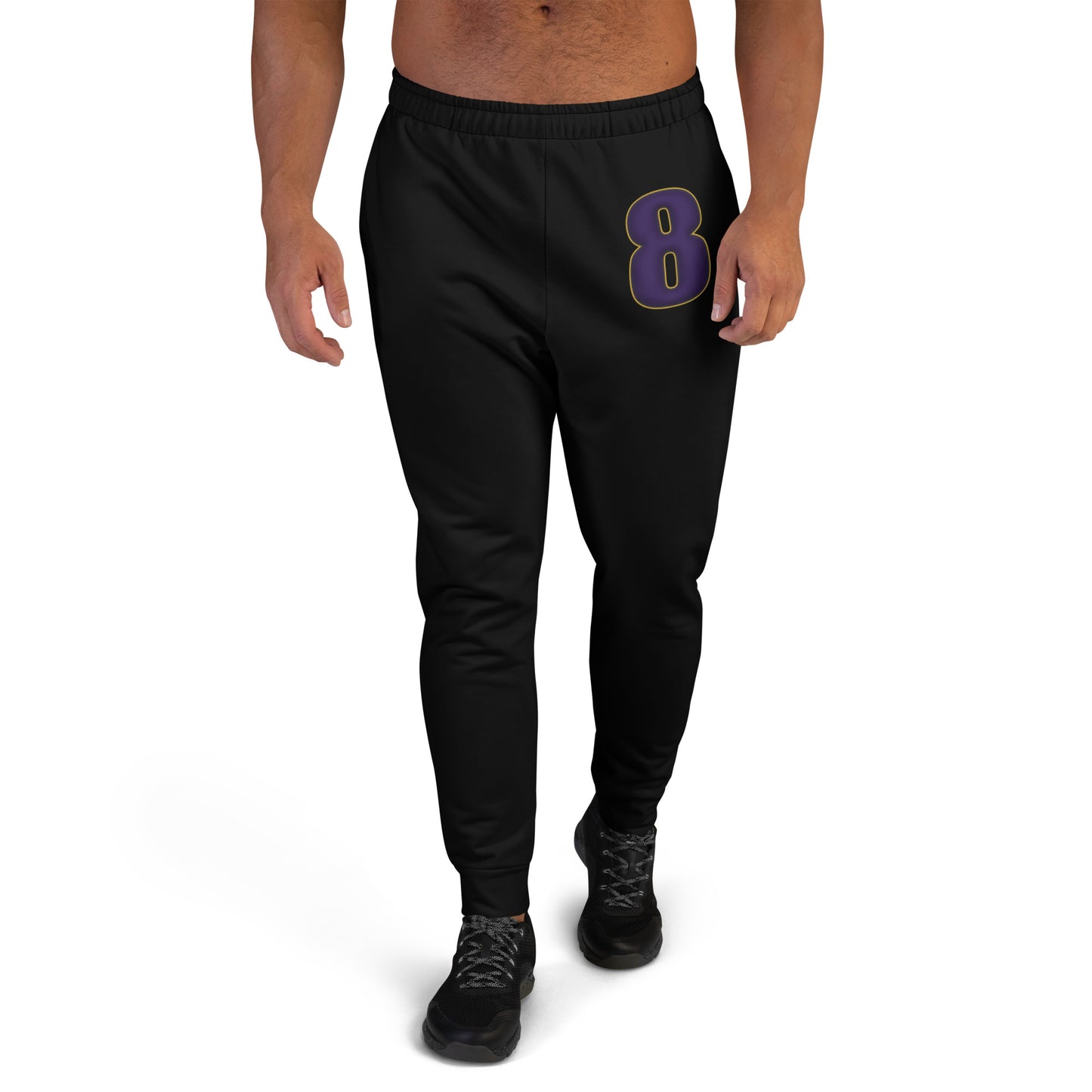 Great with 8 Men's Black Joggers