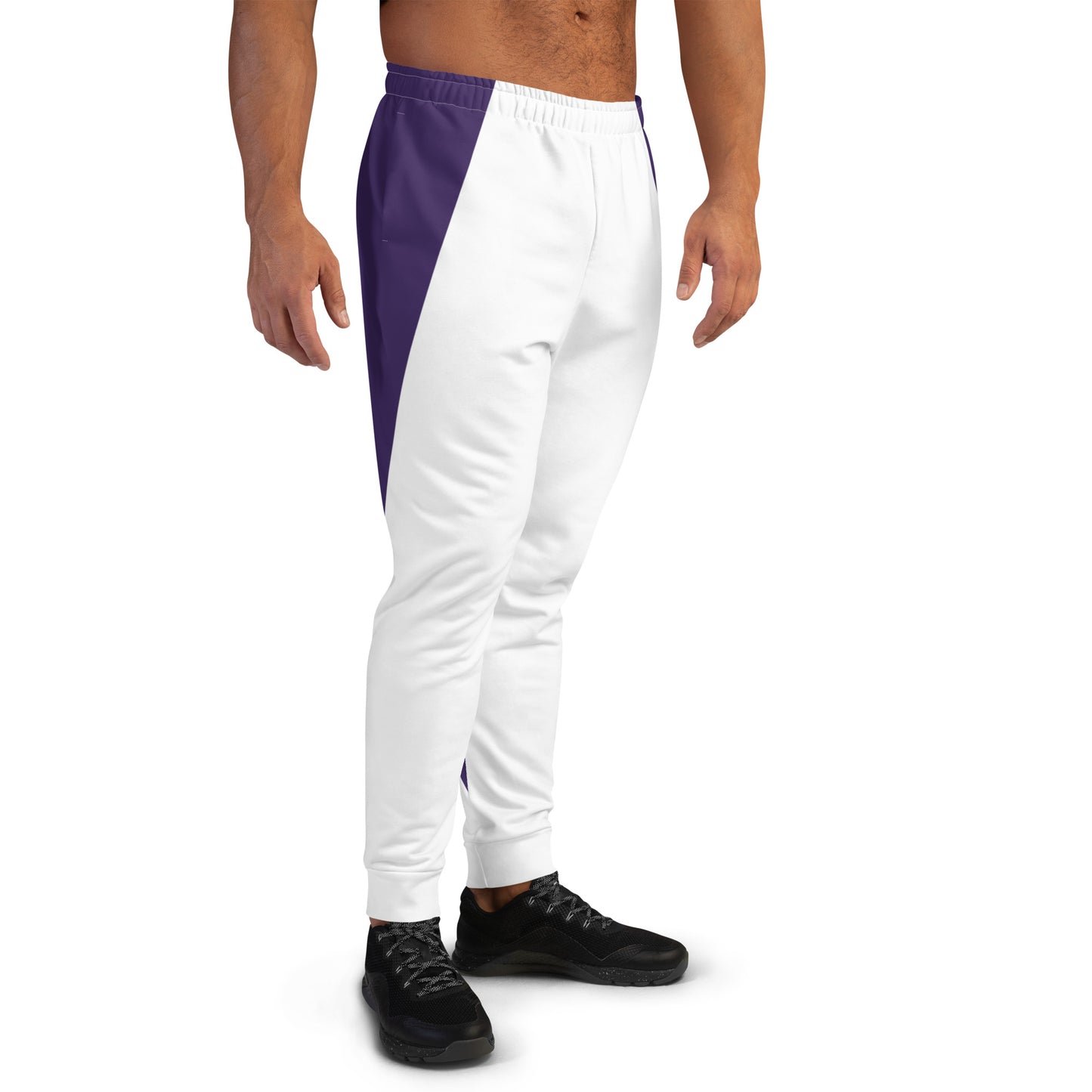 Baltimore Purple and White Men's Joggers