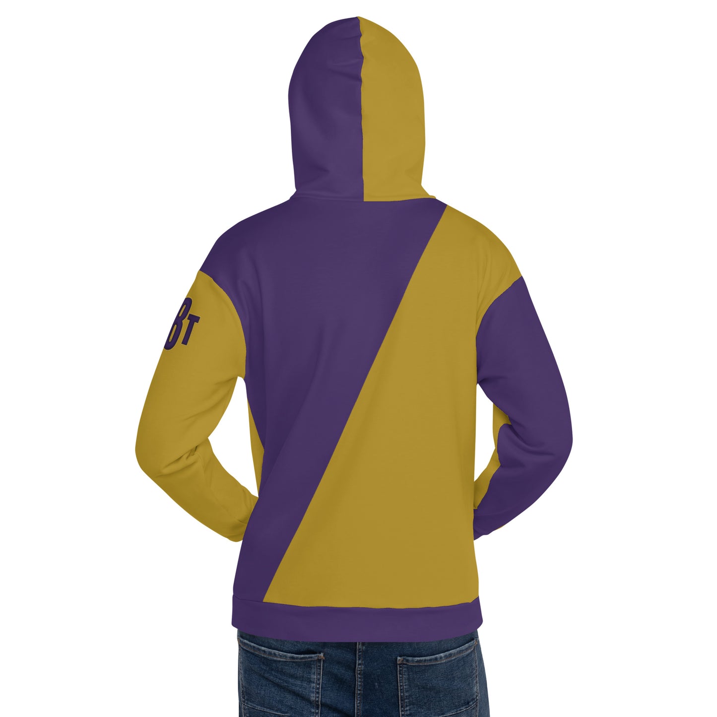 Great with 8 Purple and Gold Unisex Hoodie