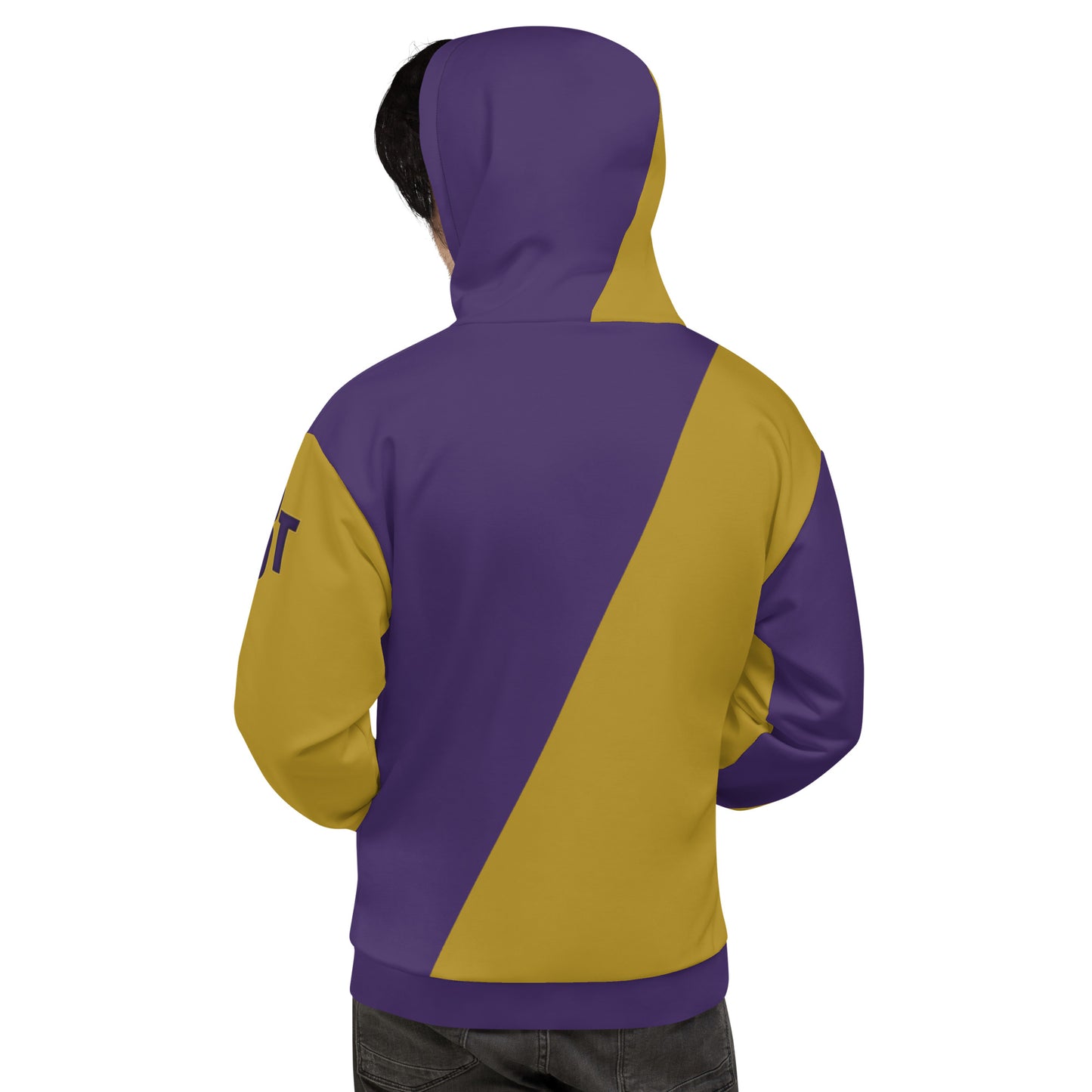 Great with 8 Purple and Gold Unisex Hoodie