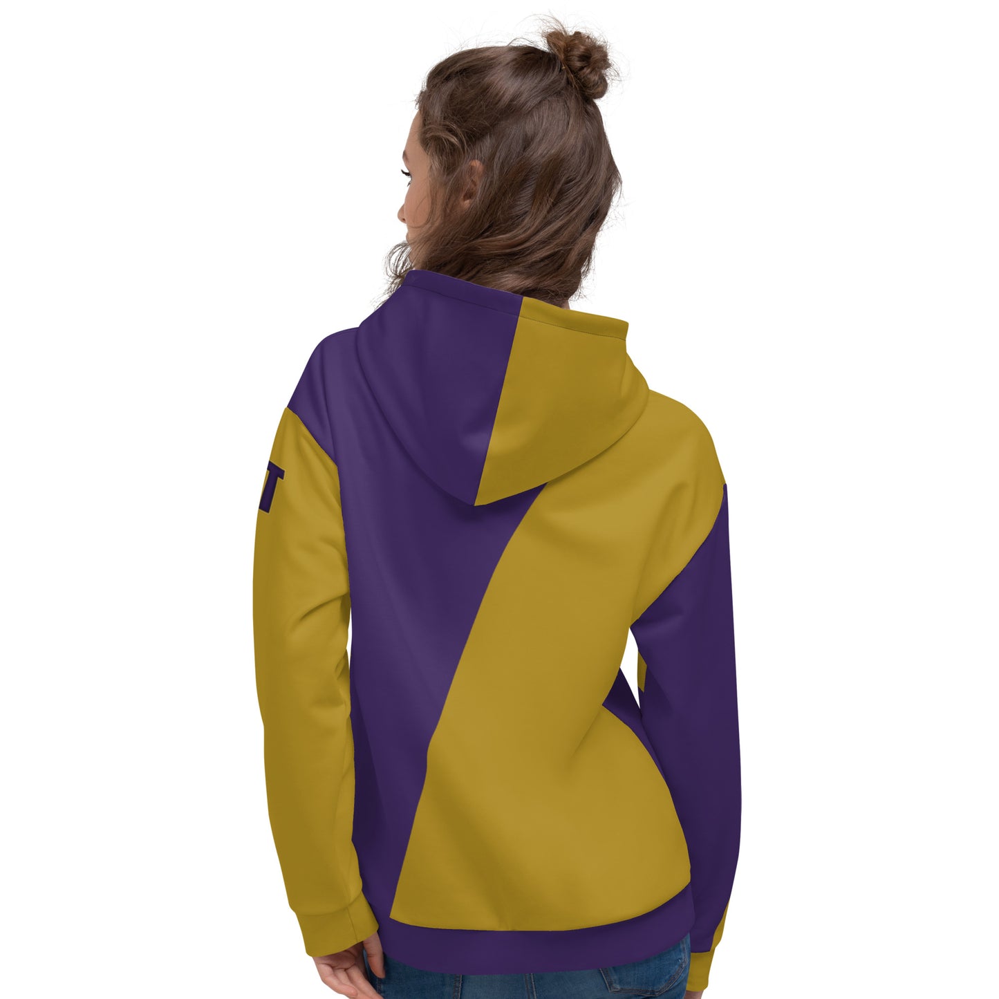 Great with 8 Purple and Gold Unisex Hoodie