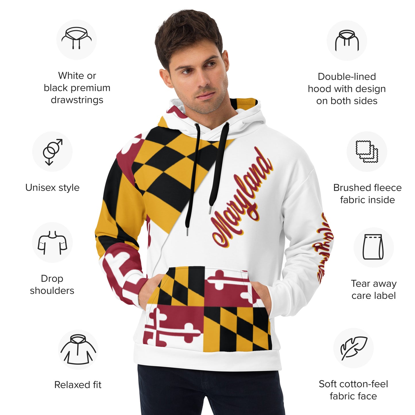 Maryland Unisex Hoodie