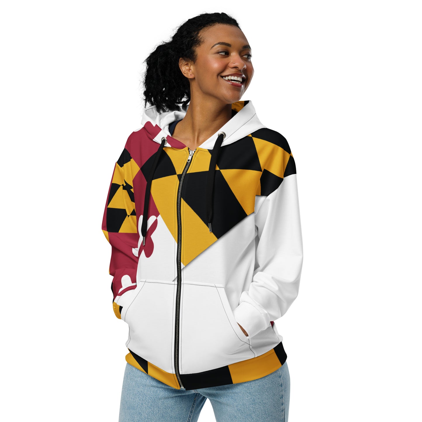 Maryland Unisex Zip Hoodie