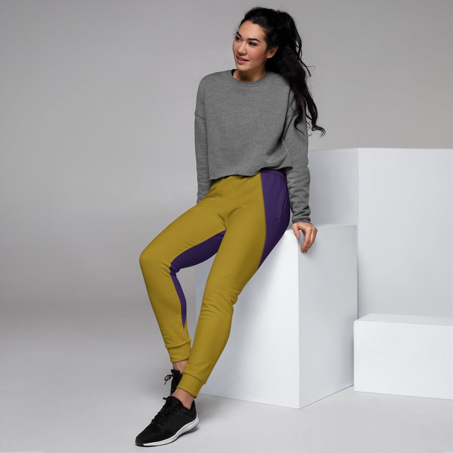 Baltimore Women's Purple and Gold Joggers