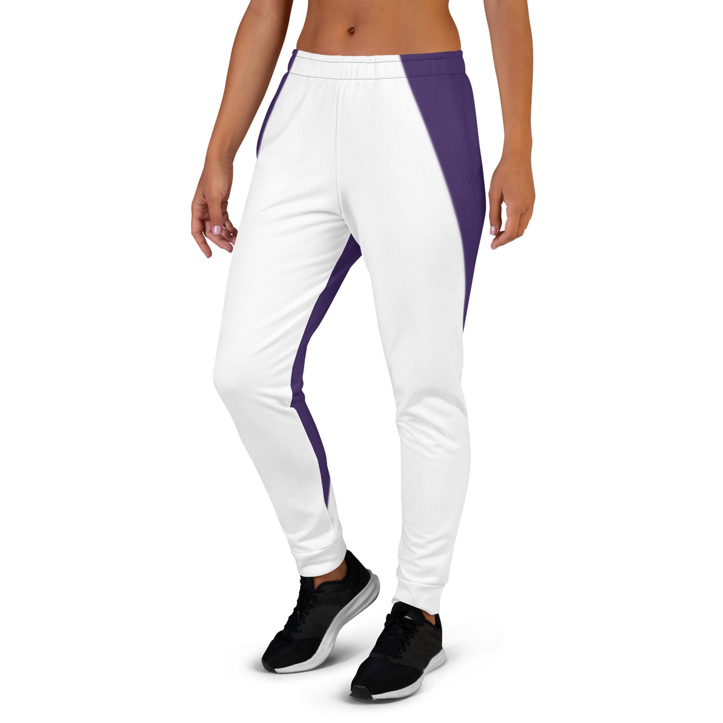 Baltimore Purple and White Women's Joggers