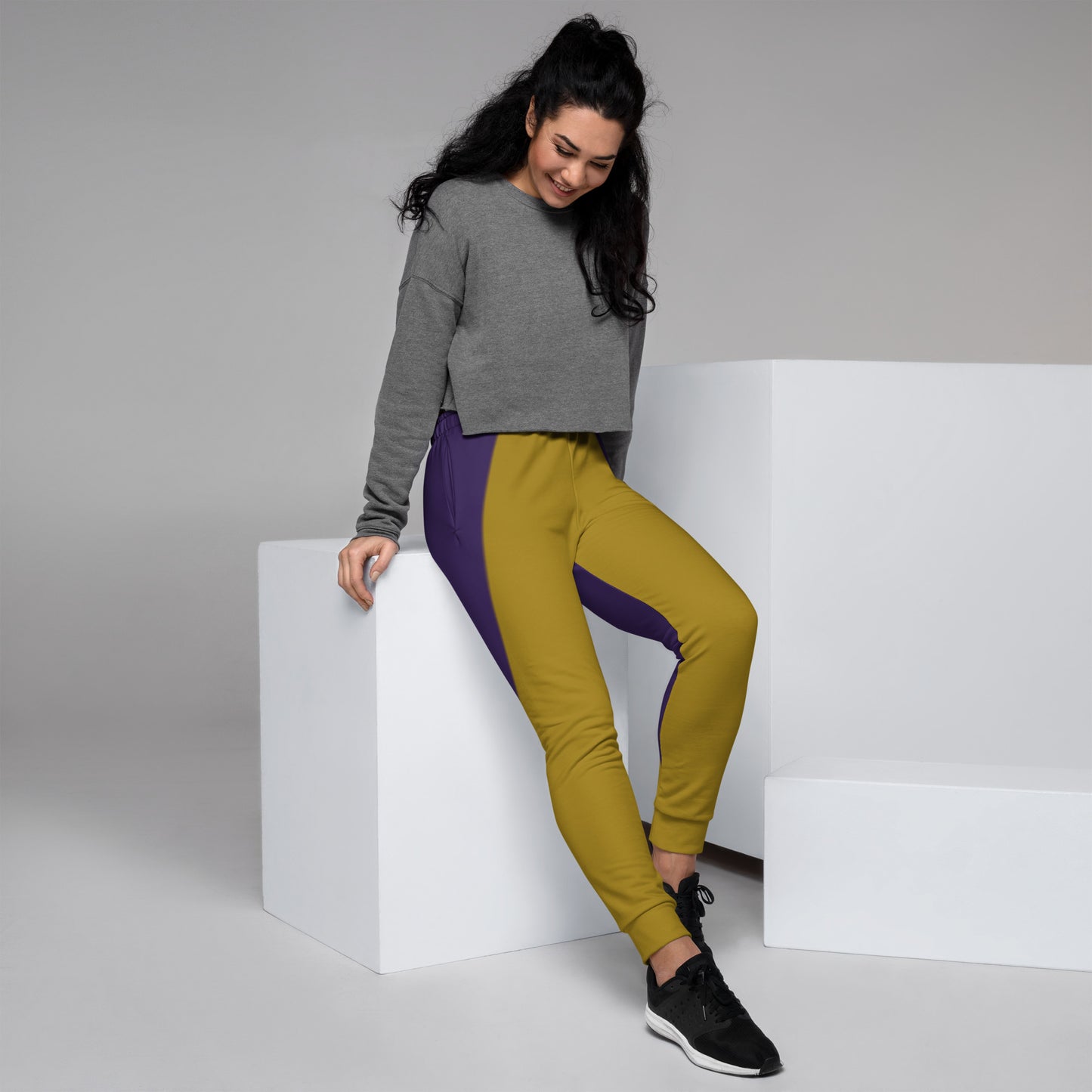 Baltimore Women's Purple and Gold Joggers