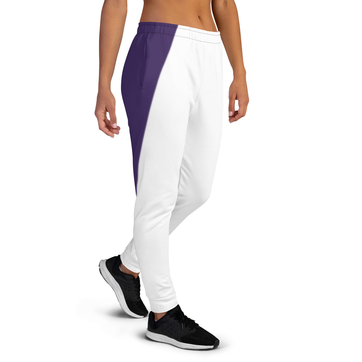 Baltimore Purple and White Women's Joggers