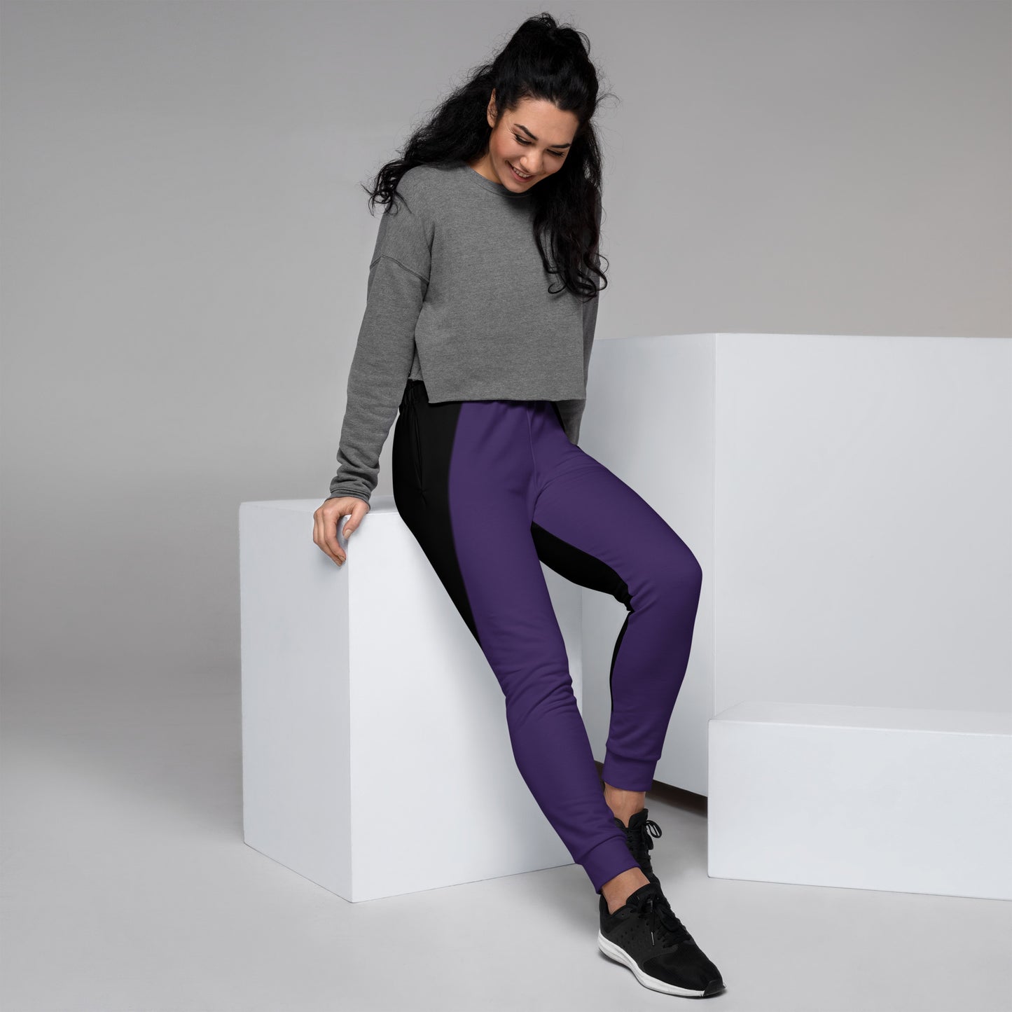 Baltimore Purple and Black Women's Joggers