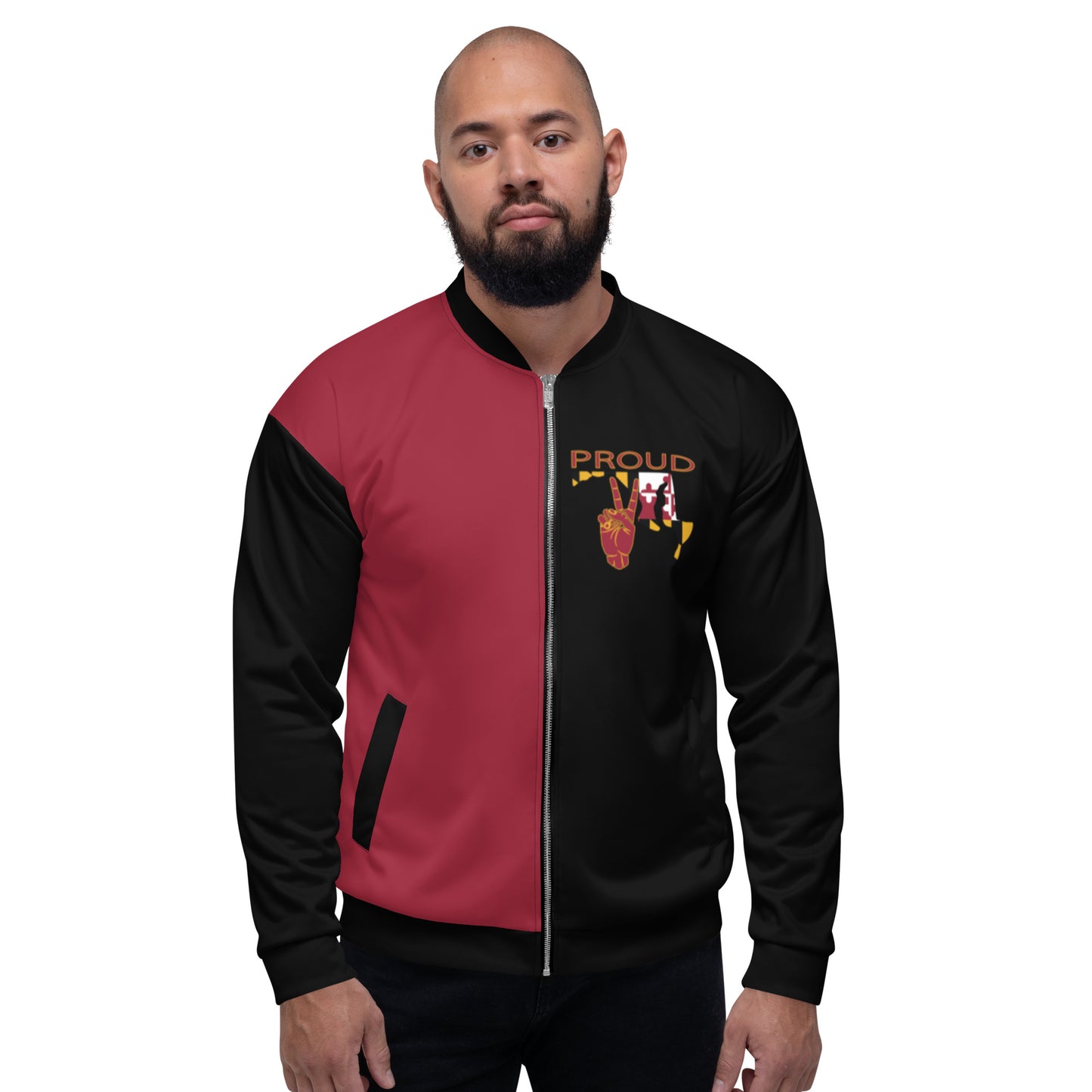 Maryland Unisex Bomber Jacket