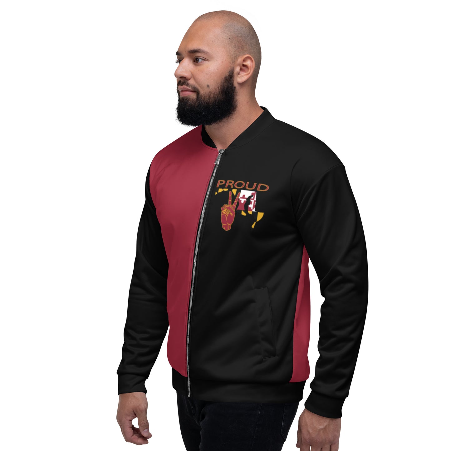 Maryland Unisex Bomber Jacket