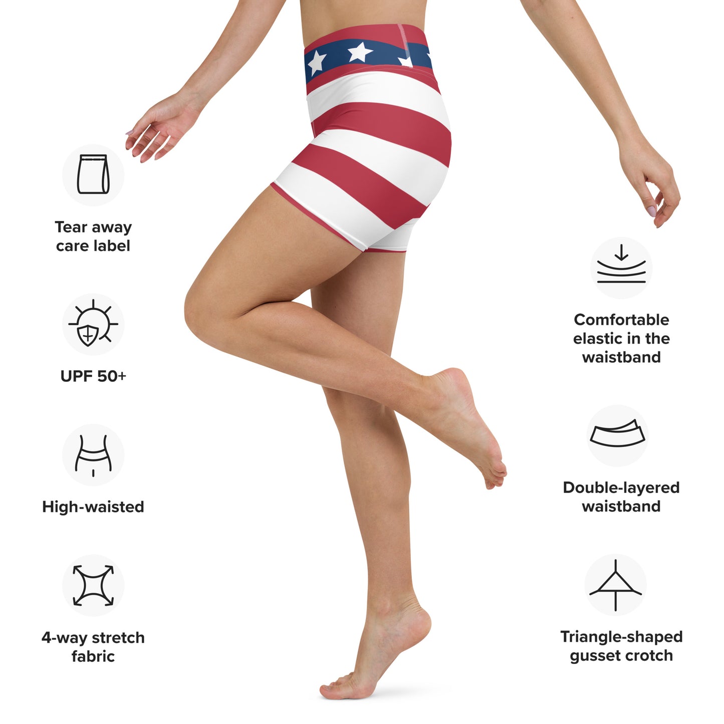 Pantalones cortos de yoga de Estados Unidos