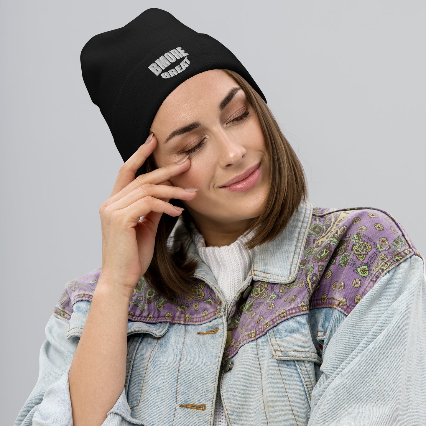 BMORE Great Embroidered Beanie