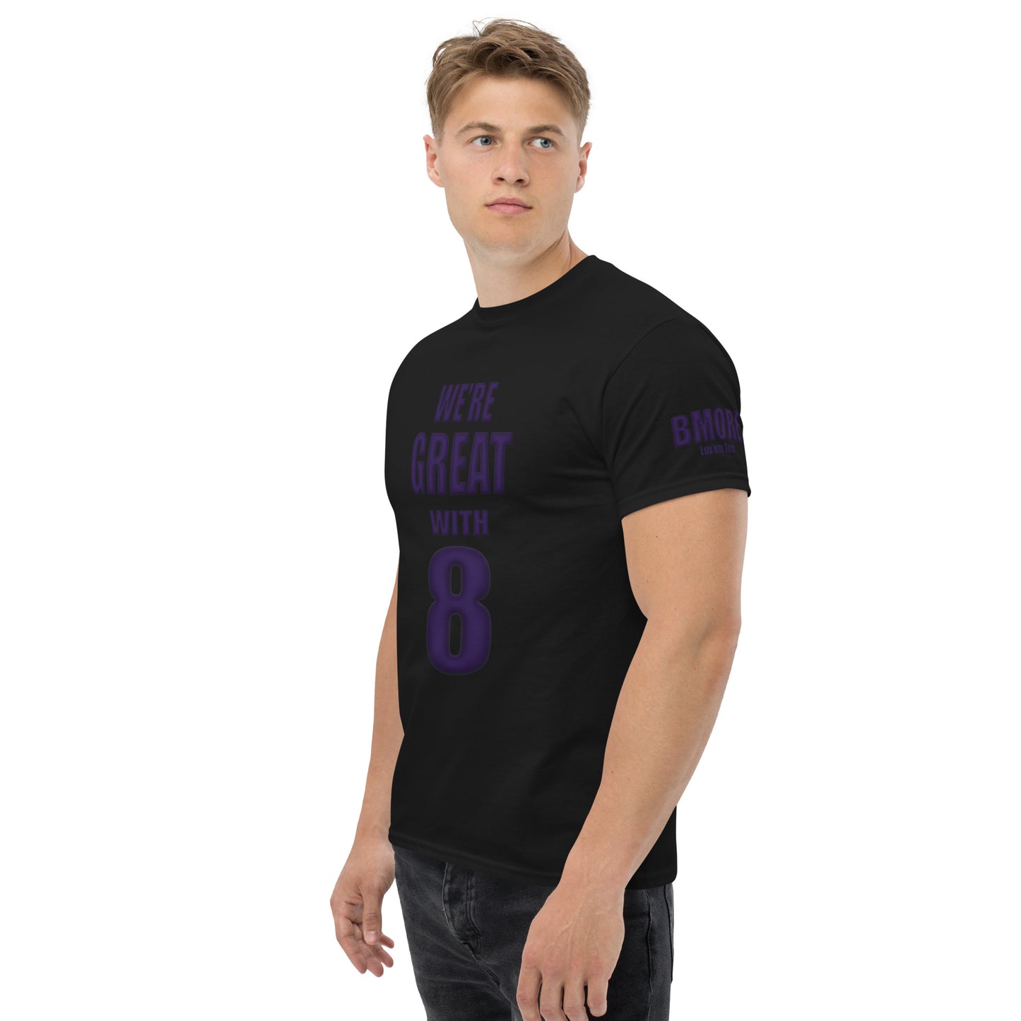 Great with 8 Men's Classic tee