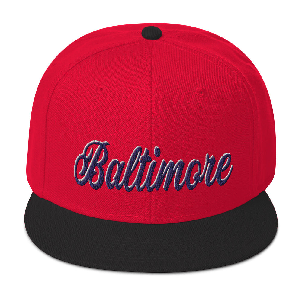 Baltimore Snapback Hat