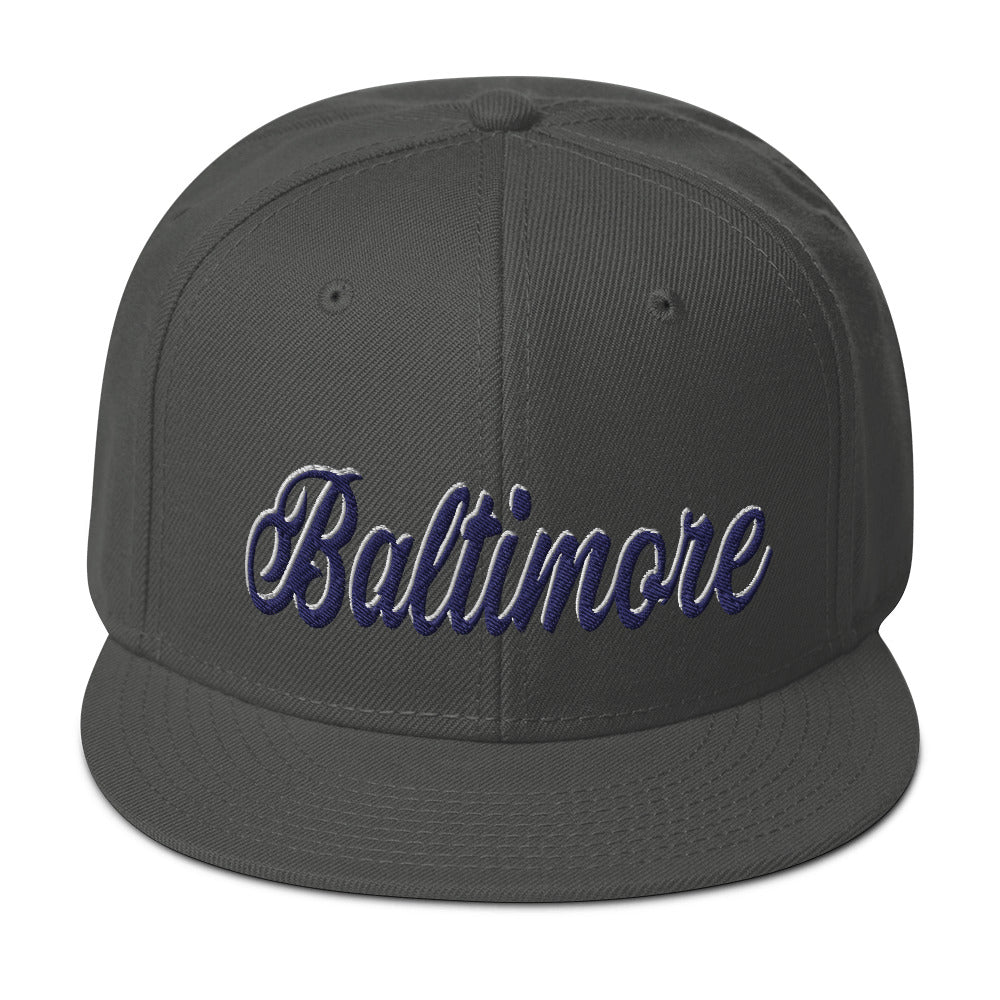 Baltimore Snapback Hat