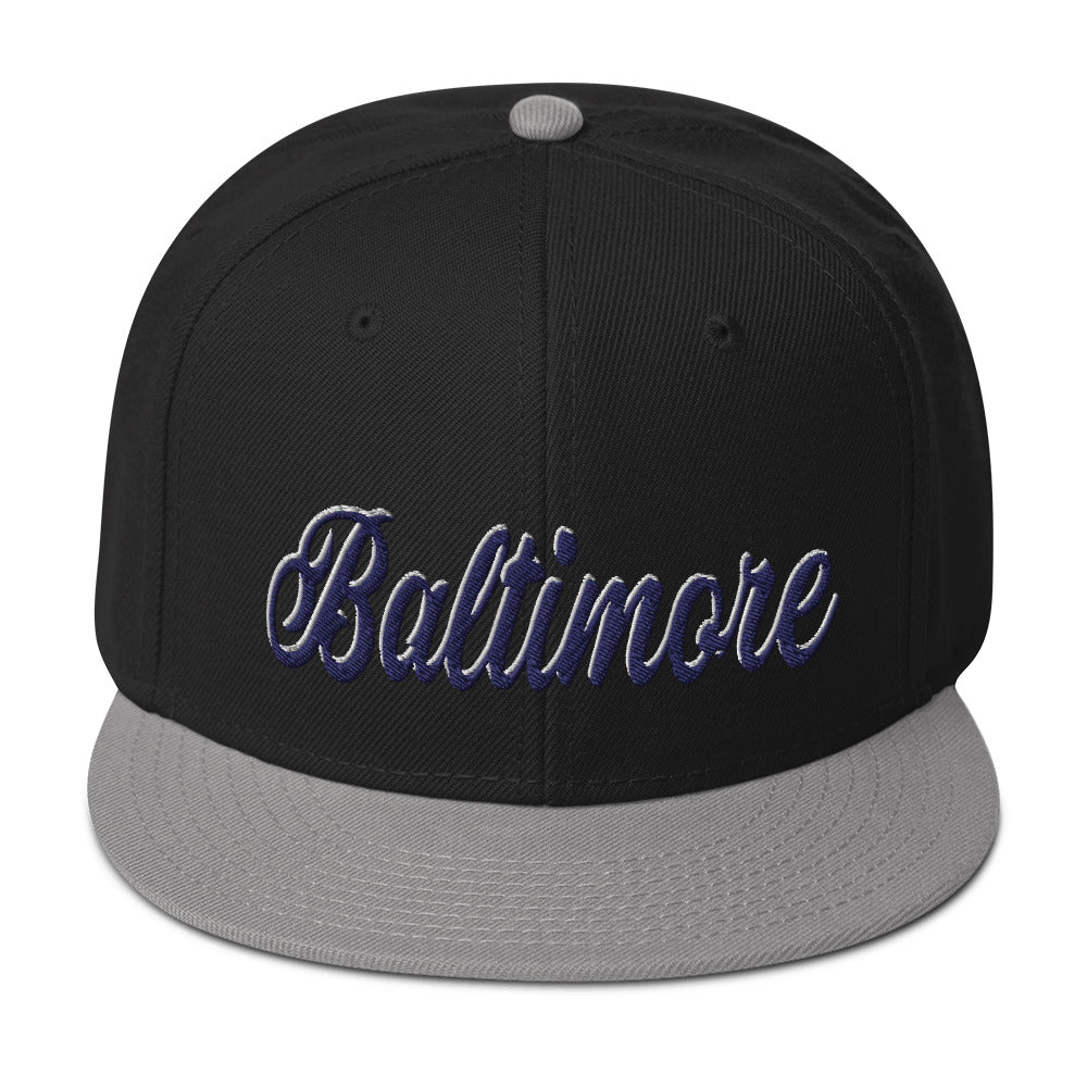 Baltimore Snapback Hat