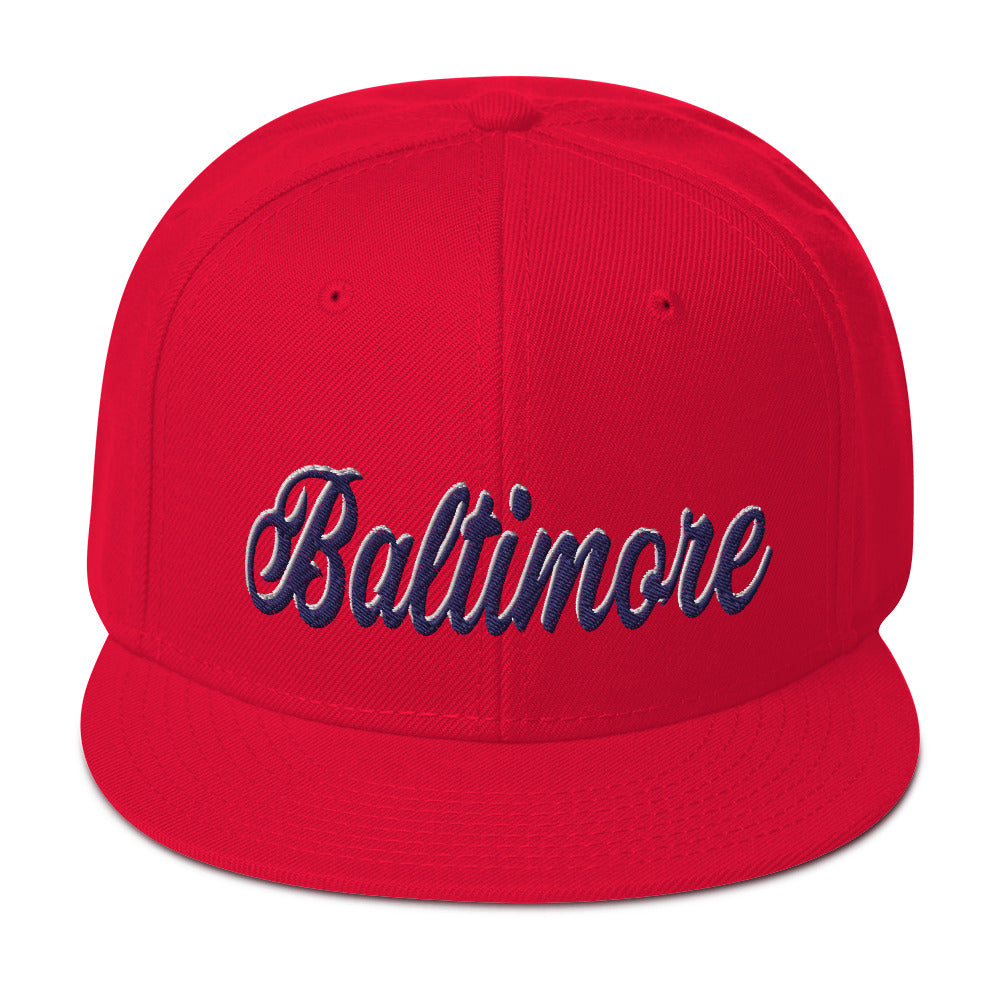 Baltimore Snapback Hat