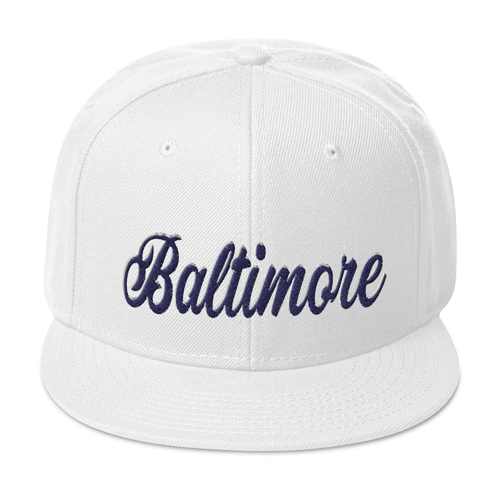 Baltimore Snapback Hat