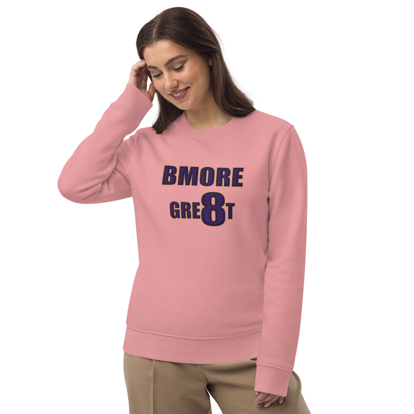 Great with 8 Unisex Eco Sweatshirt