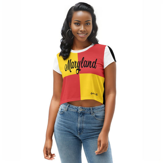 Camiseta de cultivo de Maryland