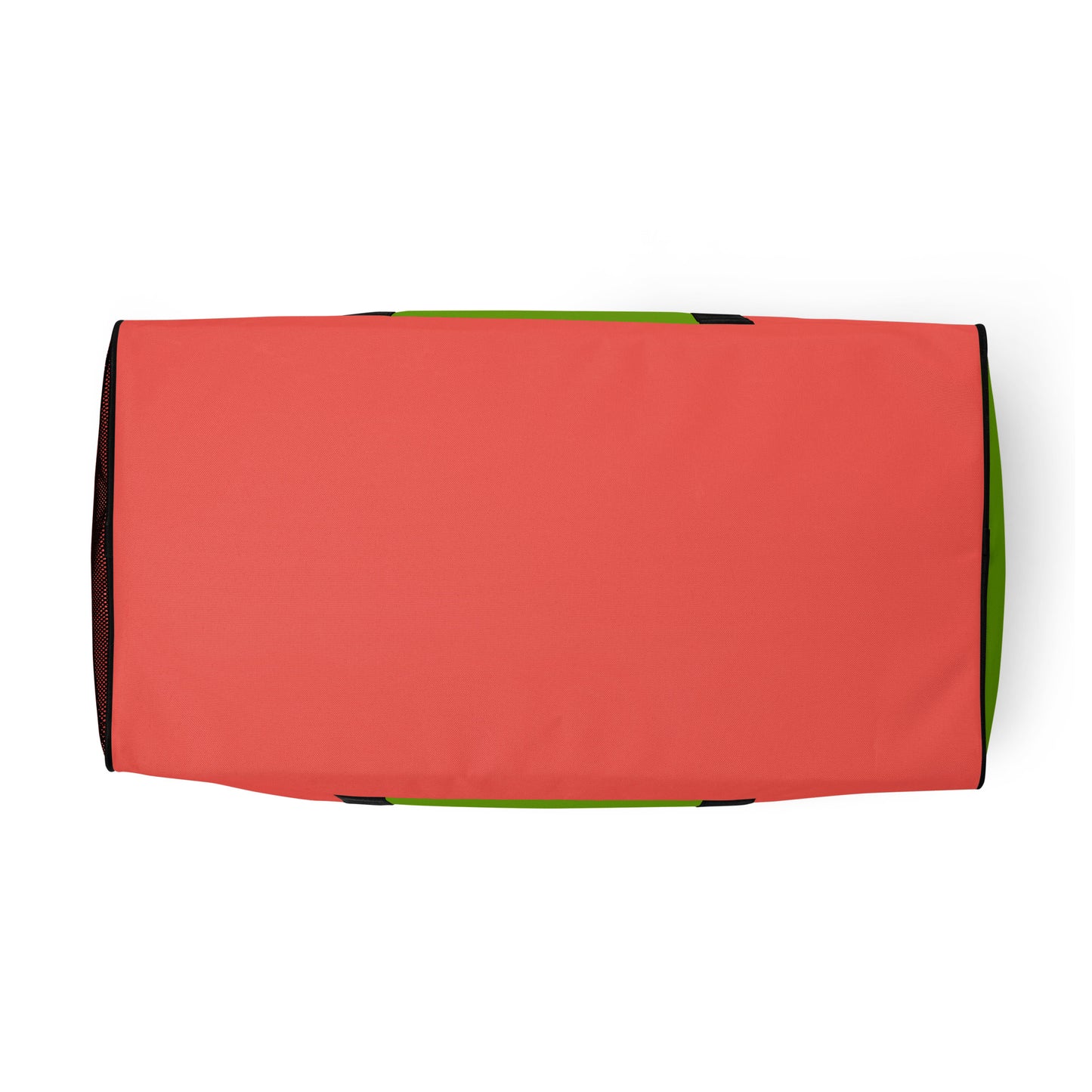 Luv'em Salmon Pink and Apple Green Duffle Bag