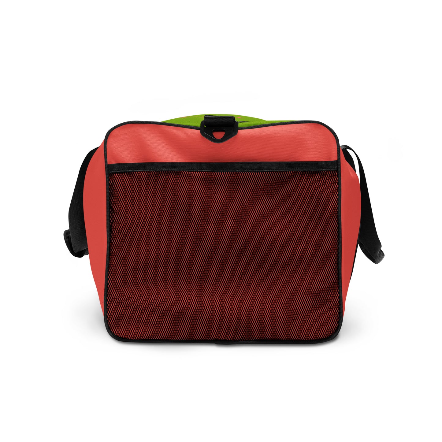Luv'em Salmon Pink and Apple Green Duffle Bag