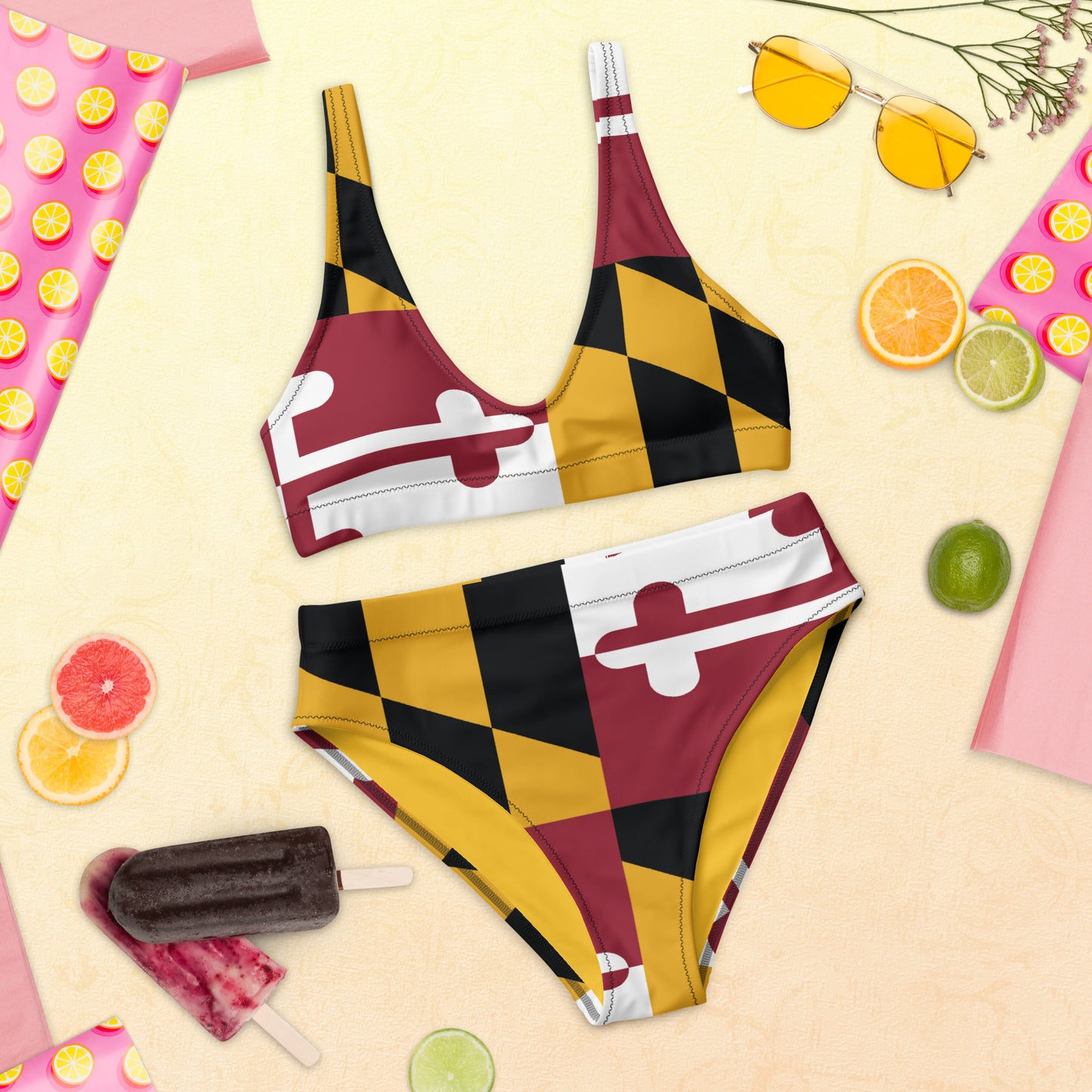 Maryland Recycled High-Waisted Bikini