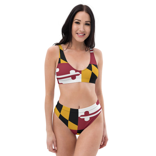 Maryland Recycled High-Waisted Bikini