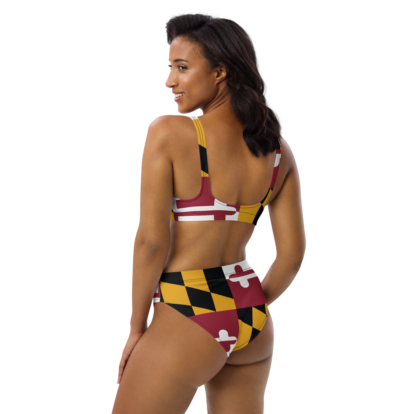 Bikini de talle alto reciclado Maryland