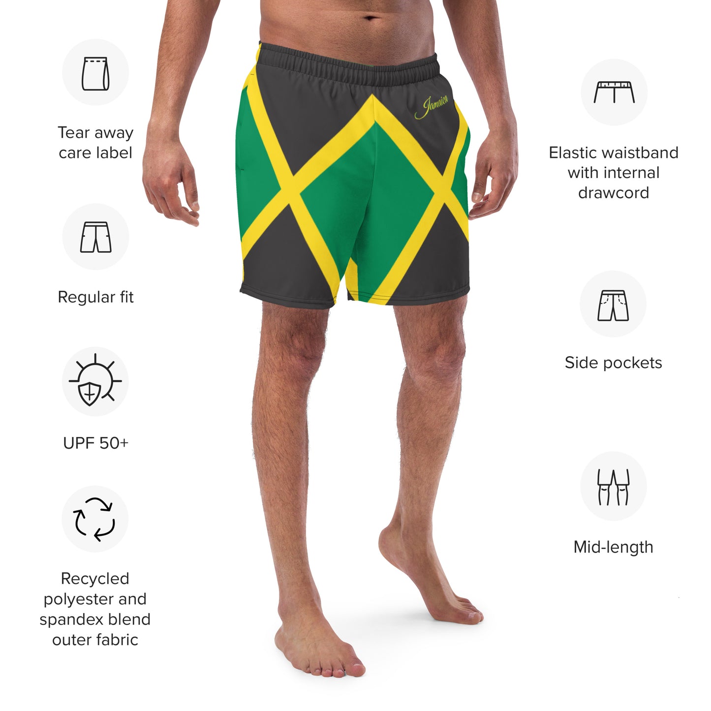 Jamaica Men's Swim Trunks