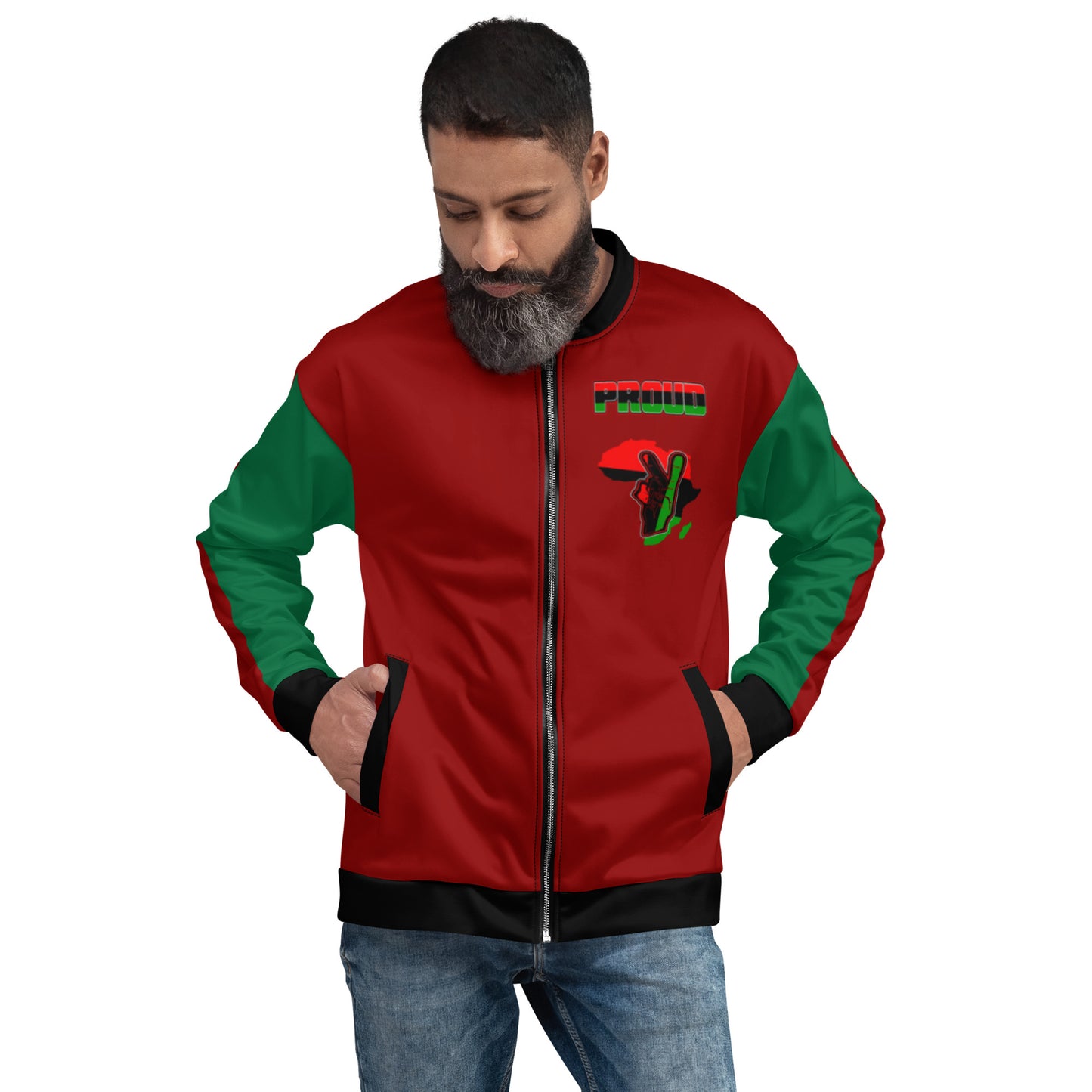 Chaqueta bomber unisex África