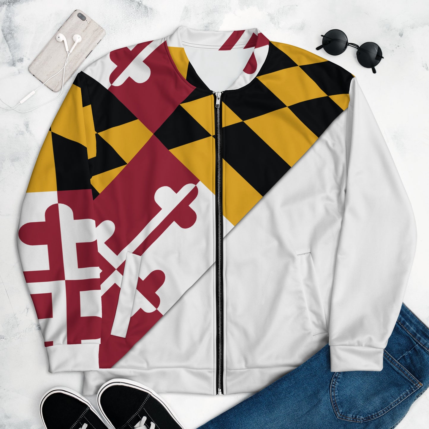 Maryland Unisex Bomber Jacket