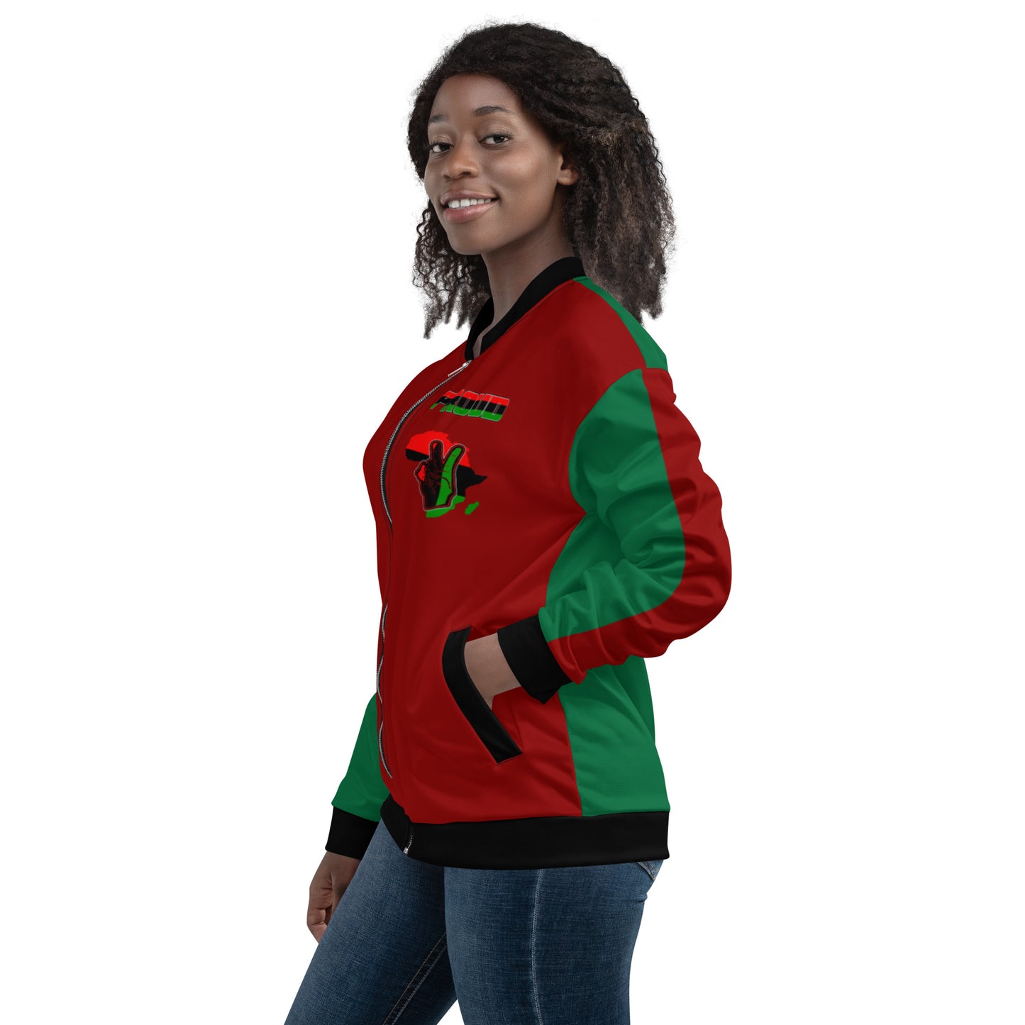 Chaqueta bomber unisex África