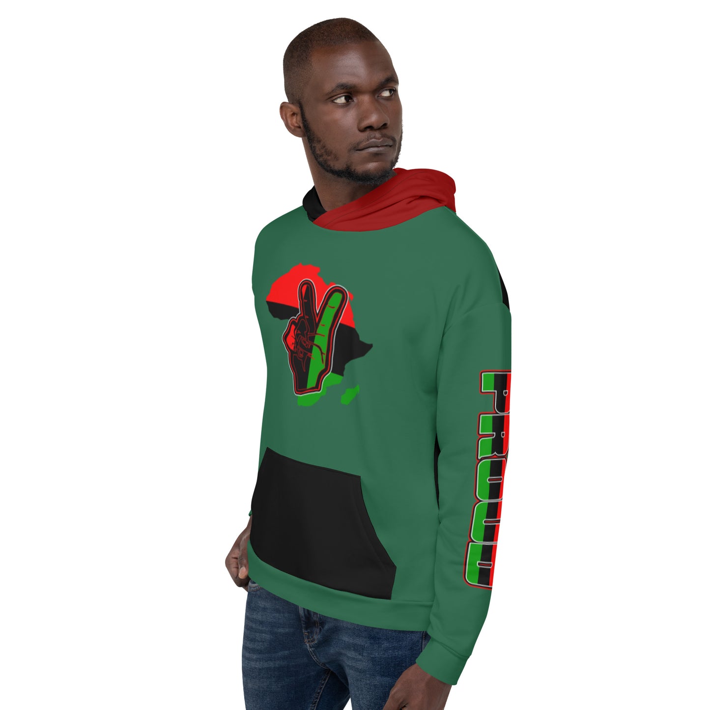 Sudadera con capucha unisex de África