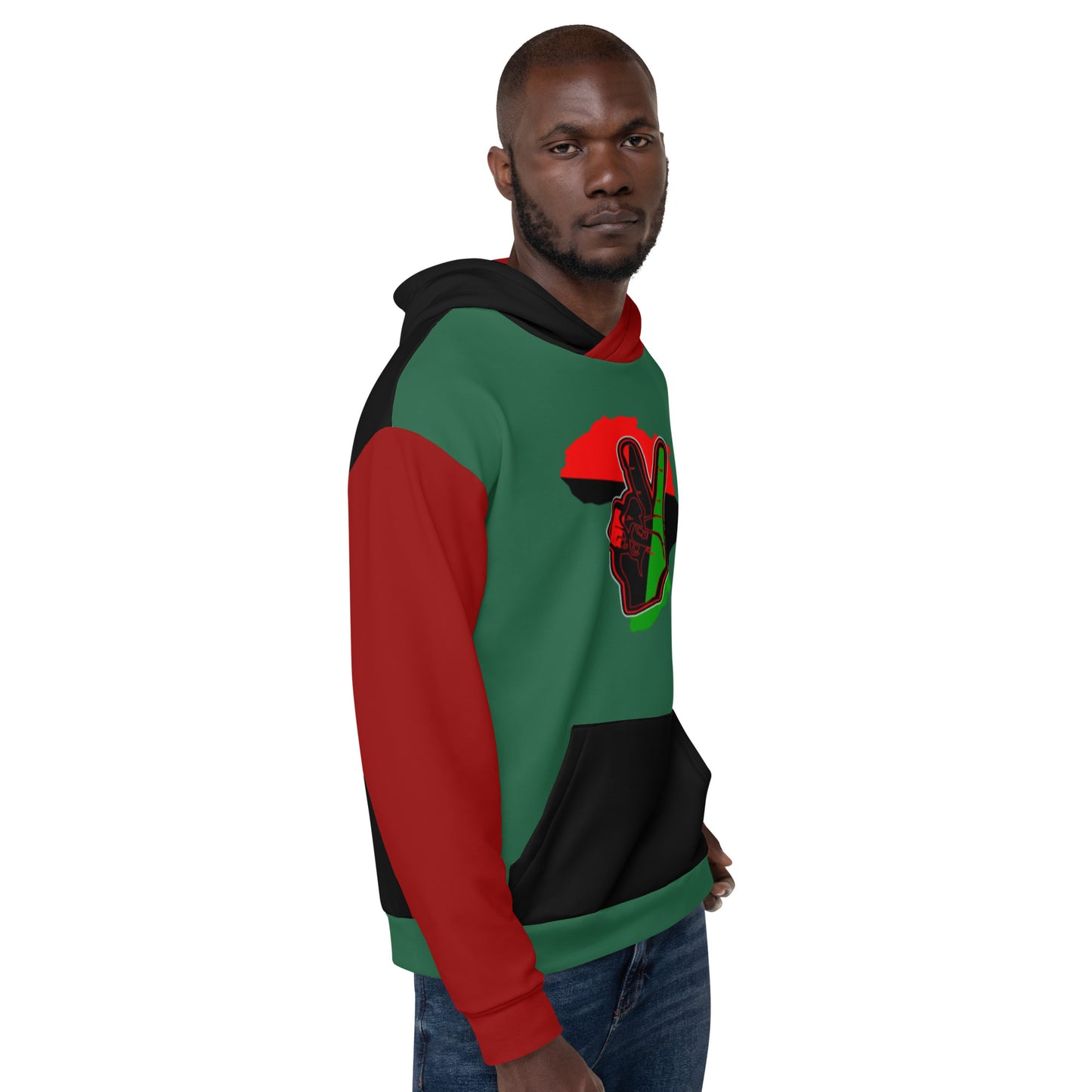 Sudadera con capucha unisex de África