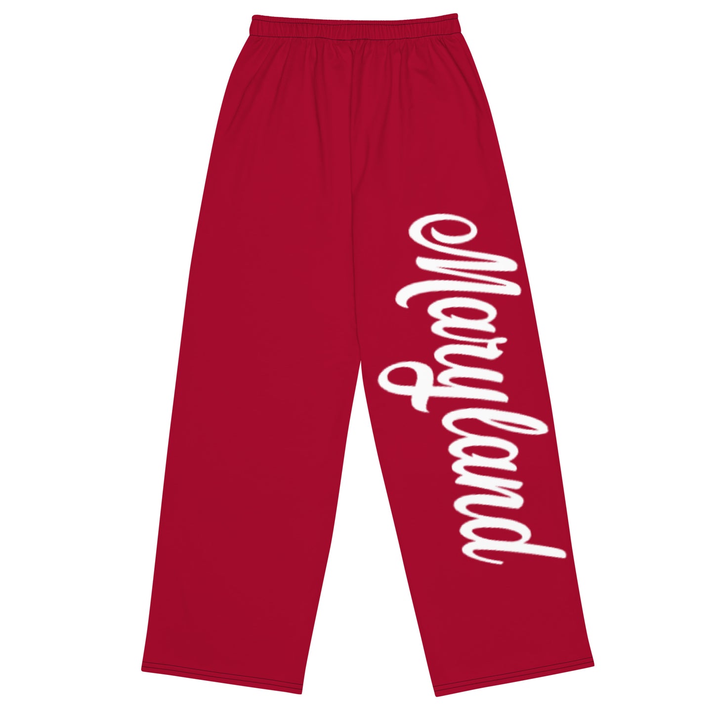 Pantalones anchos unisex Maryland rojos y blancos