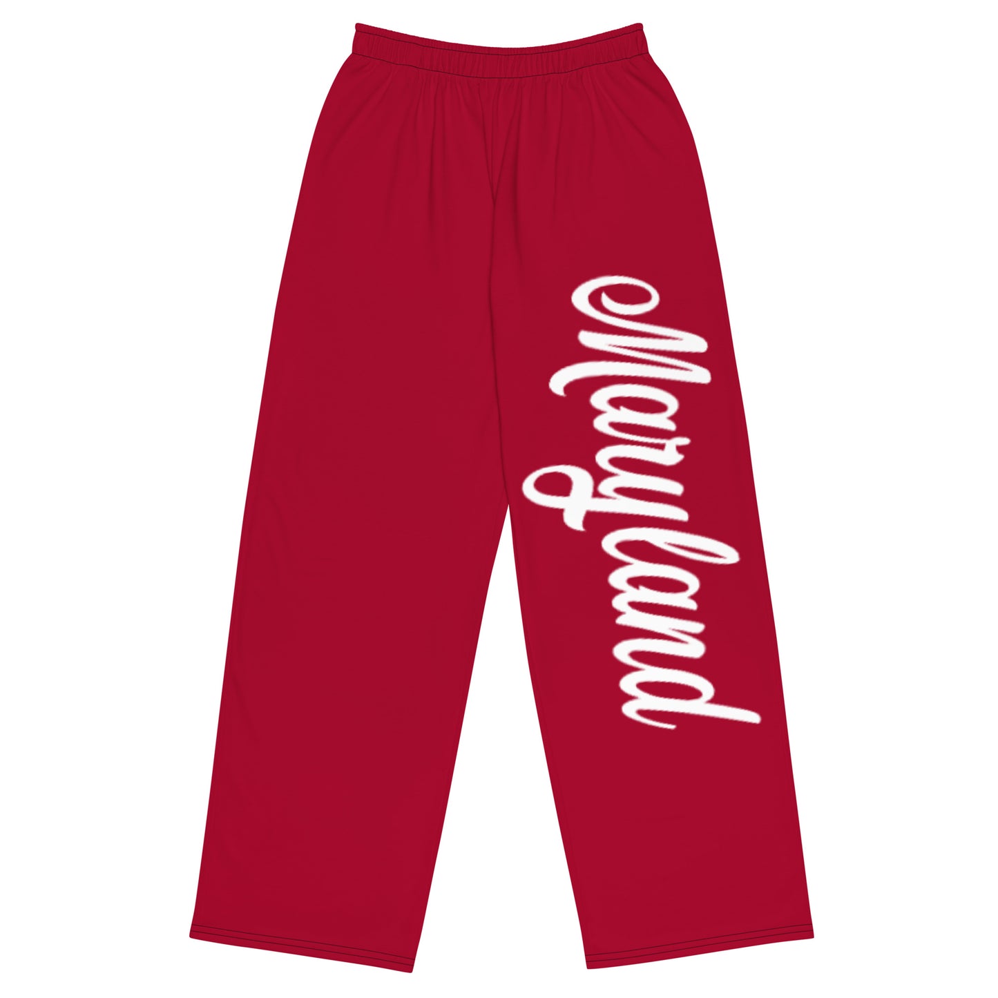 Pantalones anchos unisex Maryland rojos y blancos