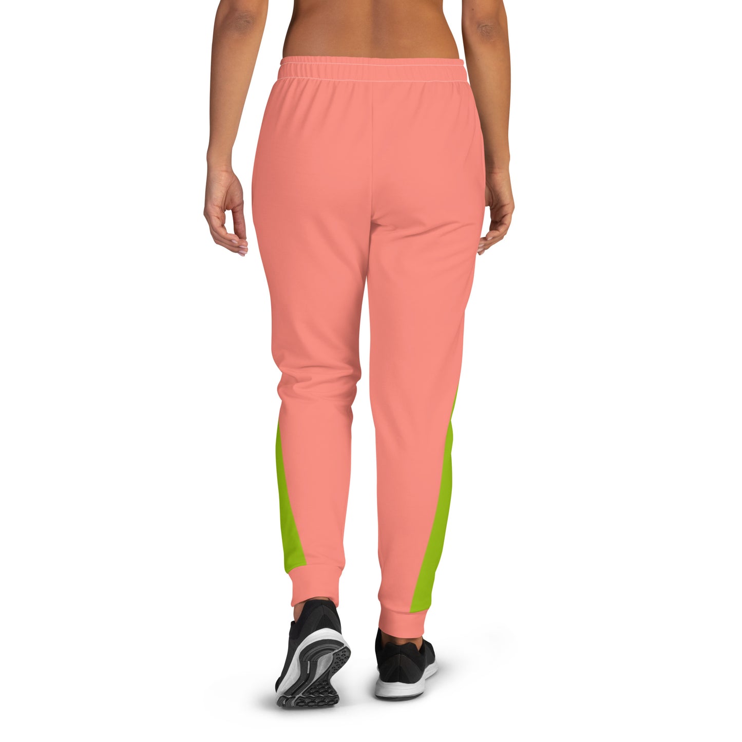 Luv'em Salmon Pink and Apple Green Women's Joggers