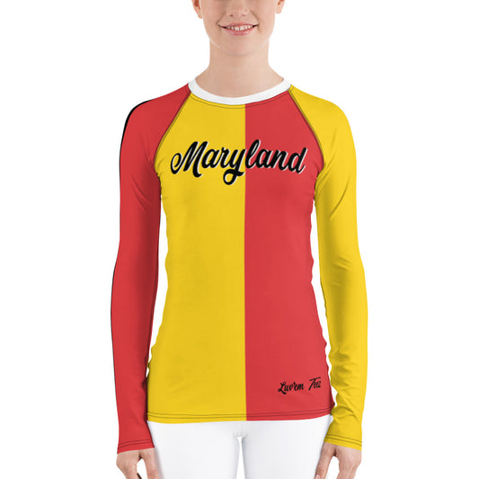 Maryland Women's Rash Guard