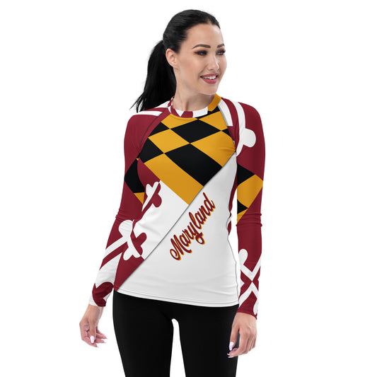 Maryland Women's Rash Guard