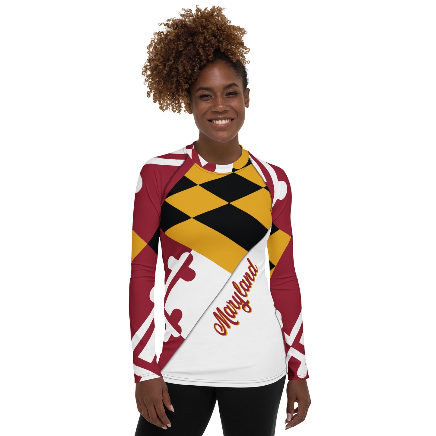 Rashguard femenino de Maryland