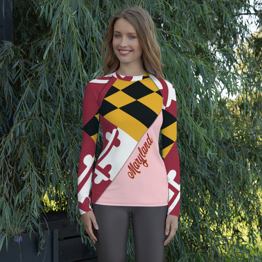 Maryland Women's Rash Guard