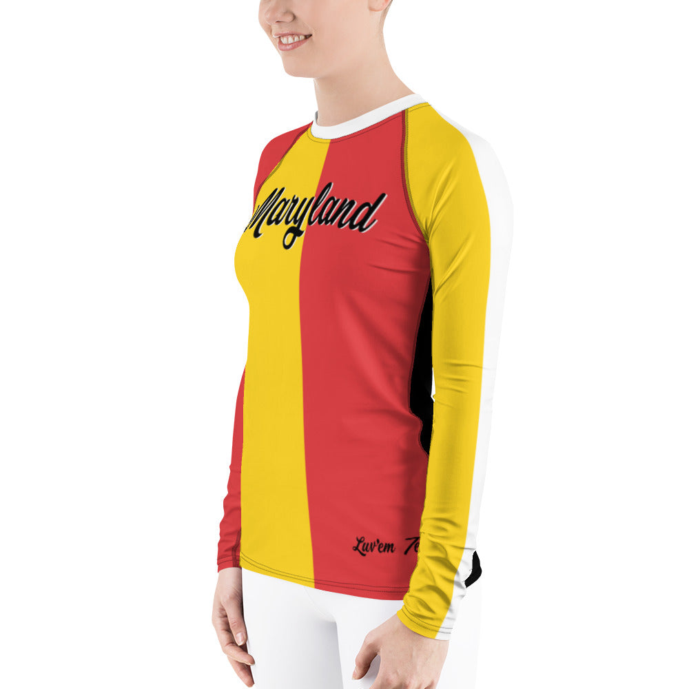 Maryland Women's Rash Guard