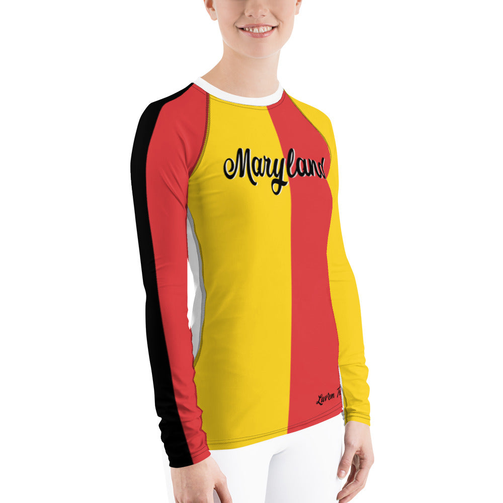 Rashguard femenino de Maryland