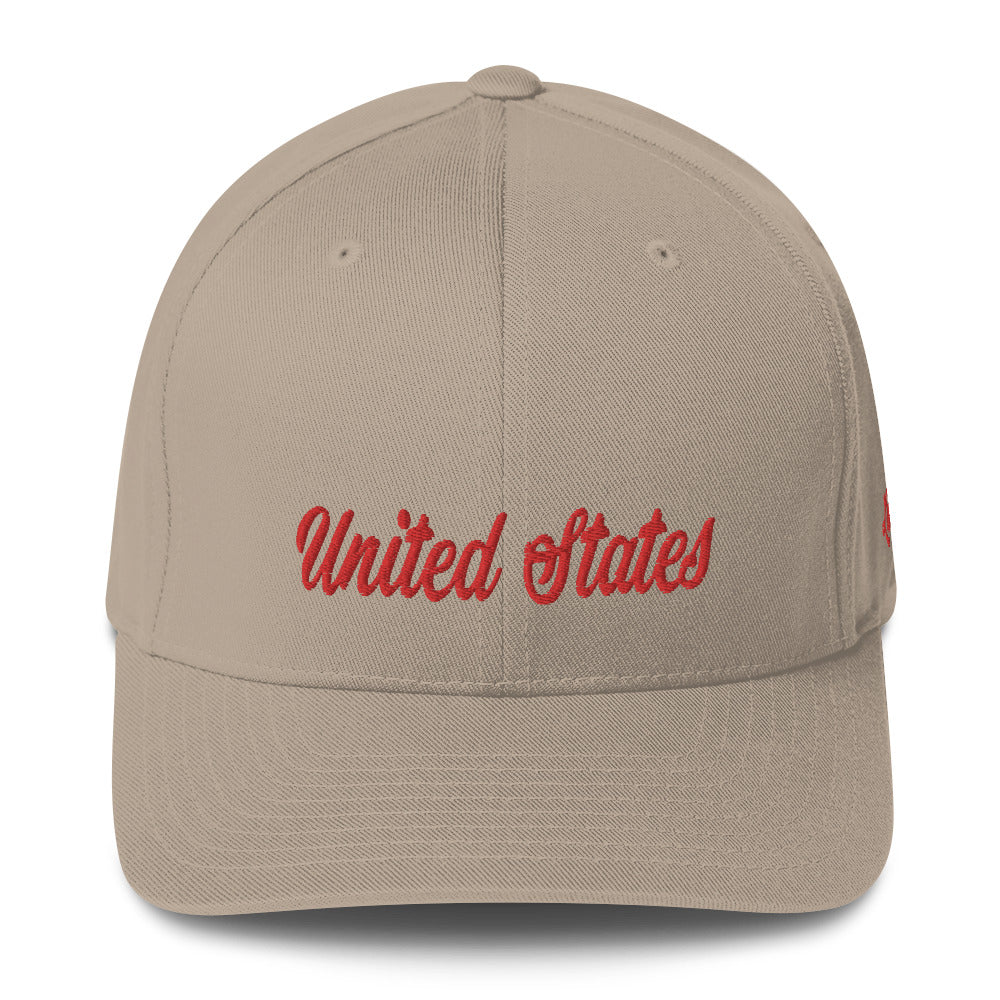 Gorra de sarga estructurada de Estados Unidos