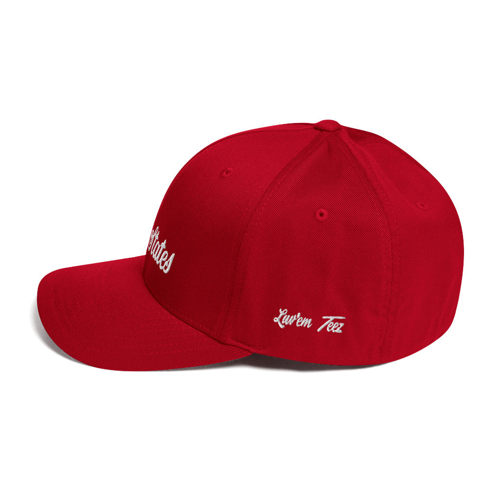 Gorra de sarga estructurada de Estados Unidos