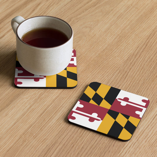 Maryland Cork-Back Coaster